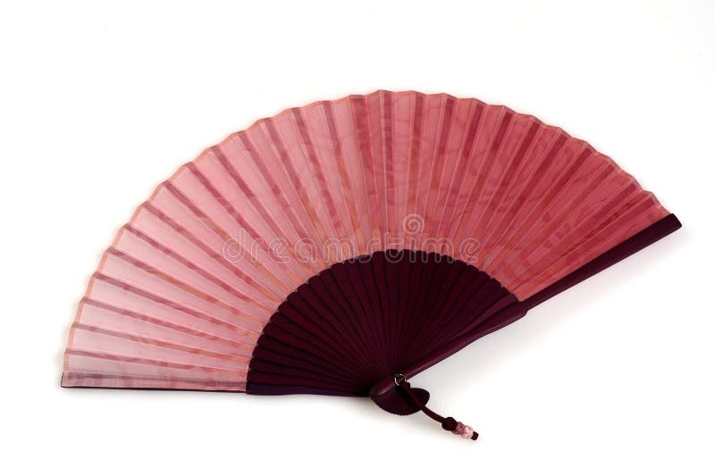 rouge chinois de ventilateur photographie stock rouge chinois de ventilateur photographie stock