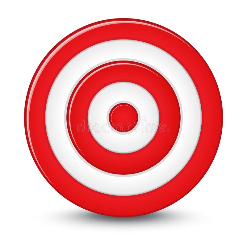 Red darts target aim on white background. Vector illustration. Red darts target aim on white background. Vector illustration.