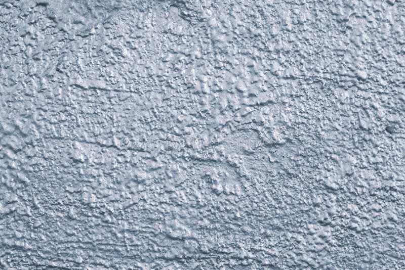 Rough Concrete Wall Painted Silver Blue. Silver Texture of Concrete