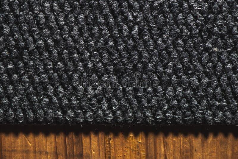 Rough Dark Carpet Texture, Macro Stock Photo Image of detail, dark