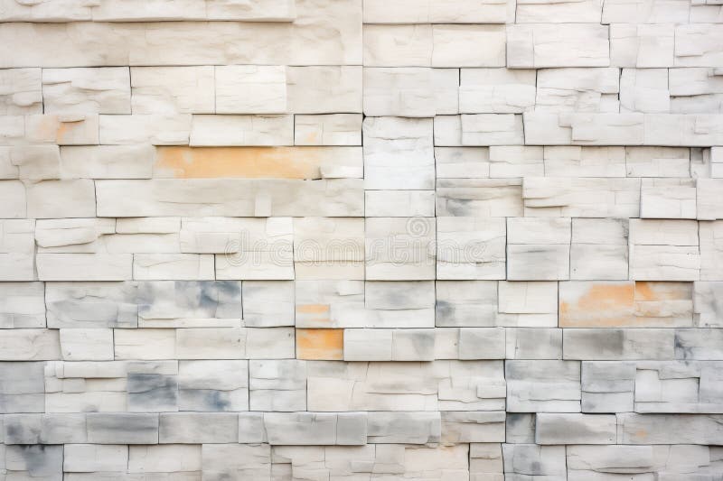 Rough-hewn limestone blocks, consistent pattern royalty free illustration