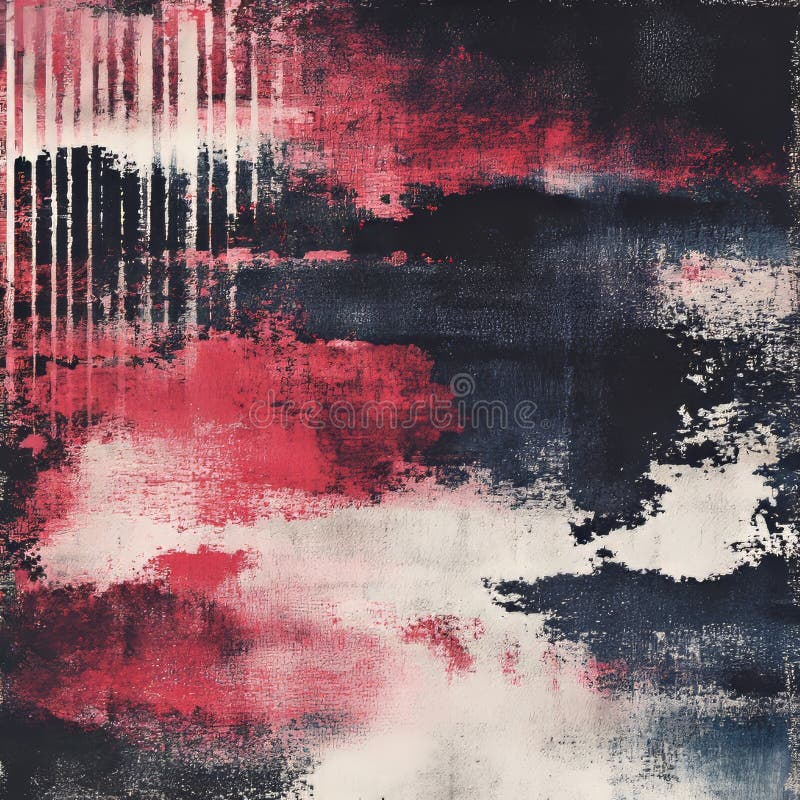Rough-Hewn Retro Surface featuring Grunge Elements, Scratch Marks, and Daring Color Combinations royalty free stock image