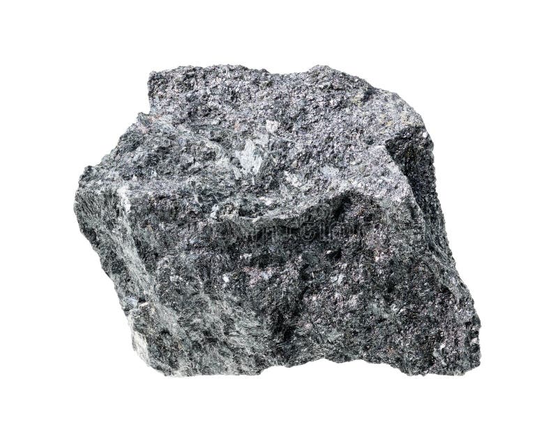 Rough (iron Ore) Cutout on White Stock Image Image of