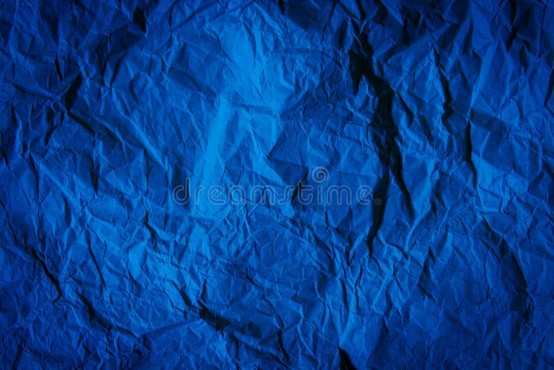 Rough Navy Blue Paper Texture. Blue Crumpled Paper Texture and Background.  Close Up View of Wrinkled Navy Blue Texture. Stock Image - Image of  designers, closeup: 164468515