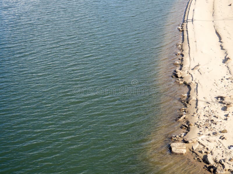 Rough Sandy Shore and River Stock Image Image of sandy, coast 231040083