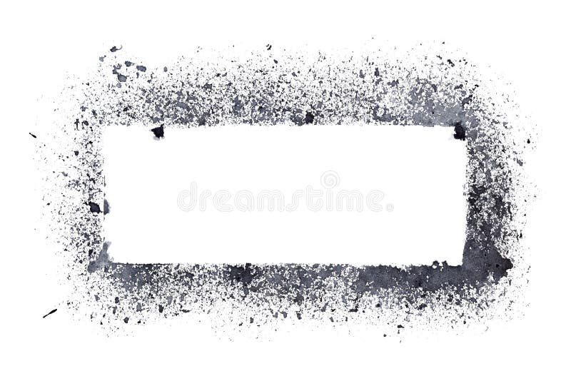 Rough stencil frame royalty free illustration