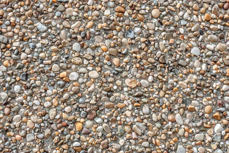 Rough surface of small pebble stone stock images