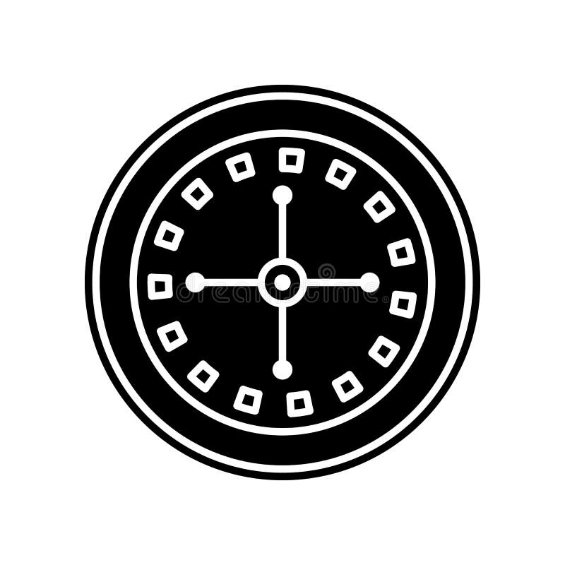 Roulette in the casino icon. Element of Casino for mobile concept and web apps icon. Glyph, flat icon for website design and stock illustration Roulette in the casino icon. Element of Casino for mobile concept and web apps icon. Glyph, flat icon for website design and stock illustration
