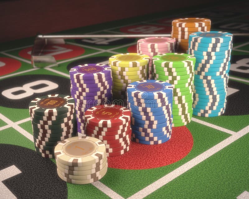Roulette Chips stock photo. Image of fortune, luck, choice 44472432
