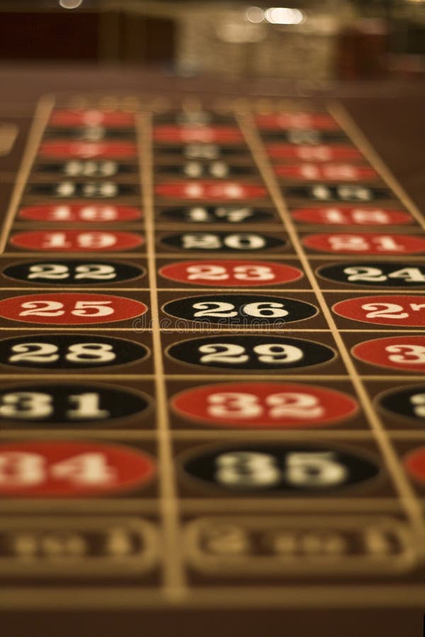 Roulette Table in Las Vegas Stock Image Image of game, icon 8495857