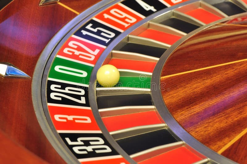 Roulette wheel stock photo. Image of wheel, ball, play 37929732