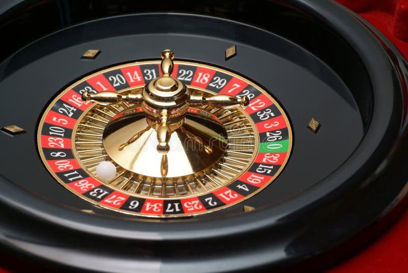 Roulette wheel stock photo. Image of metal, gold, risk 6252044