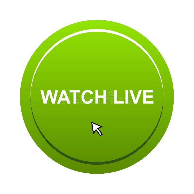 Watch live button stock illustration. Illustration of abstract 122336520