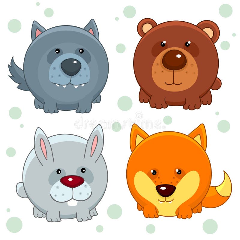 Round animals, part 1 stock vector. Illustration of ball - 130353967 Round animals, part 1 stock vector. Illustration of ball - 130353967