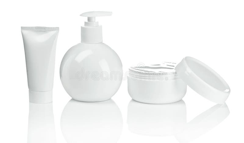 Round bottle tube and cream