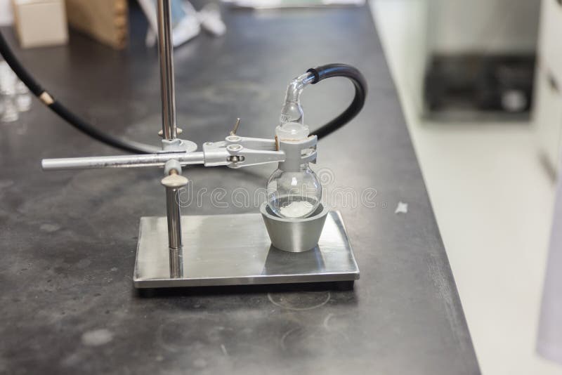 Round Bottom Flask and Burette Clamp Stock Image Image of flask