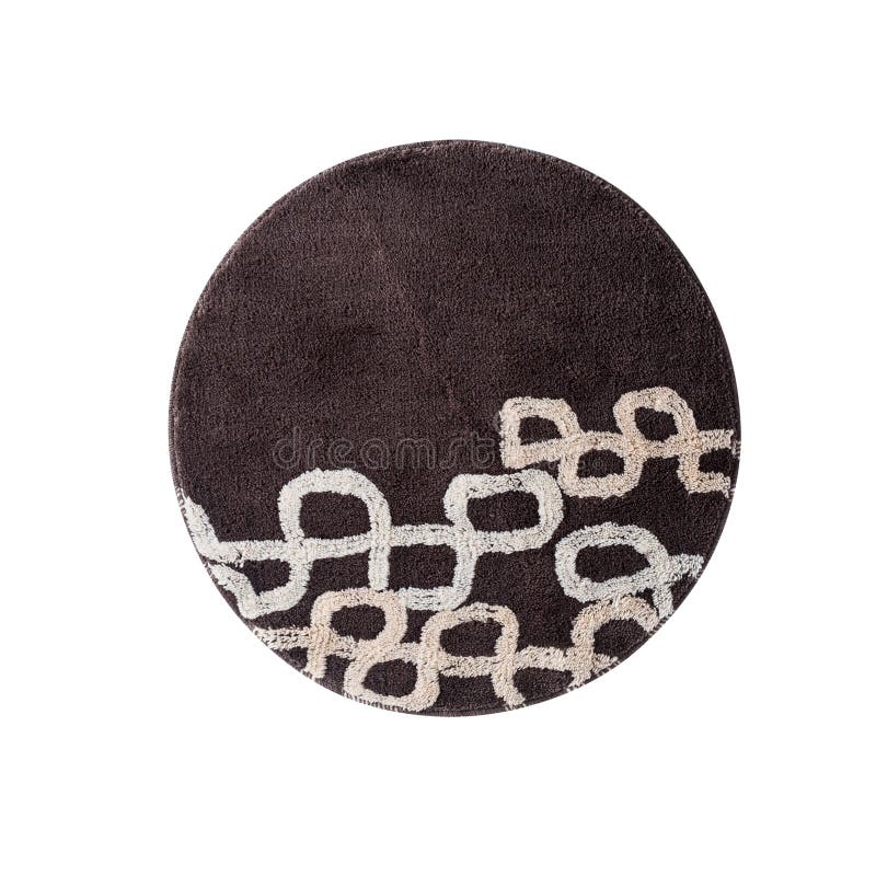 Round brown carpet stock photo. Image of texture, swatch 41324742