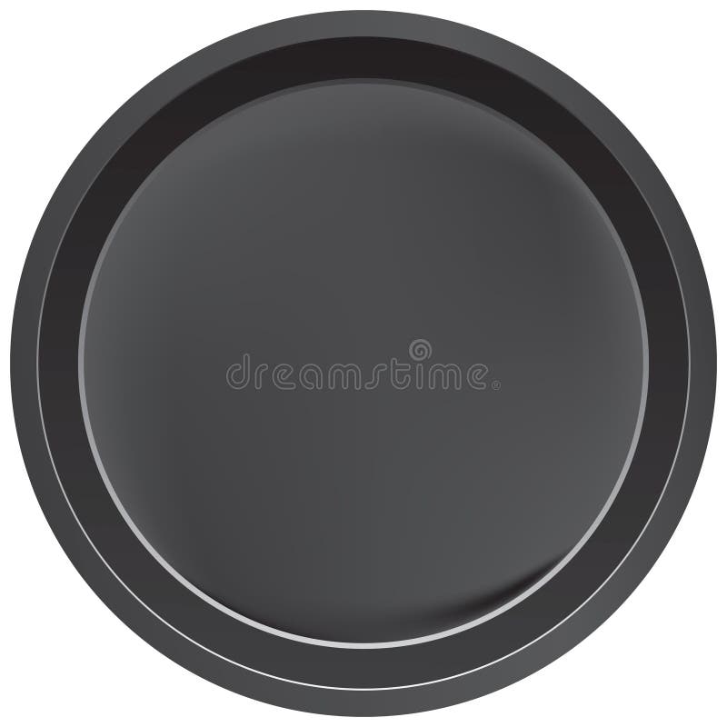 Round classic baking pan stock vector. Illustration of empty - 137552021