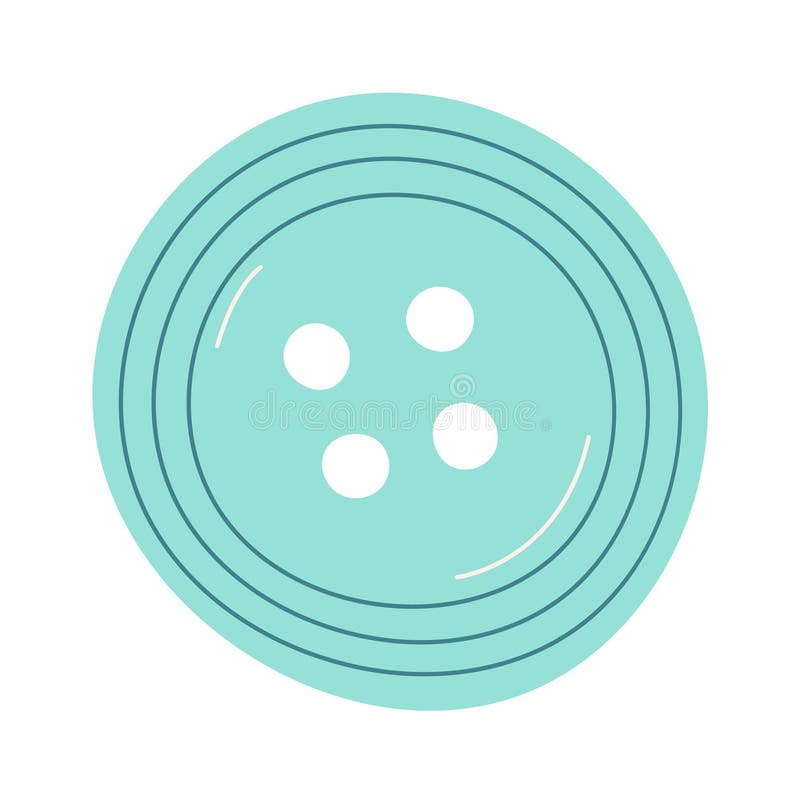 Round Clothes Button royalty free illustration