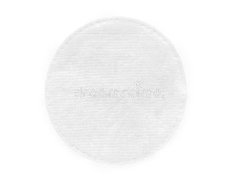 Round cotton cosmetic pad stock image. Image of macro 86320239