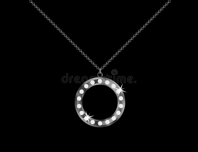 Round Diamond Necklace