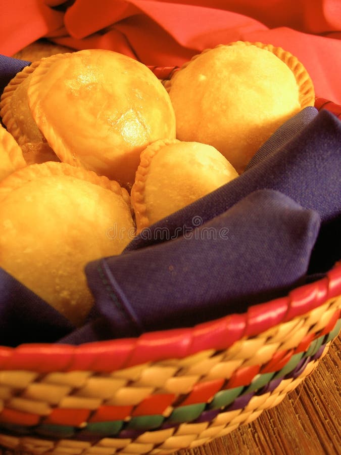 Round empanadas from mexico