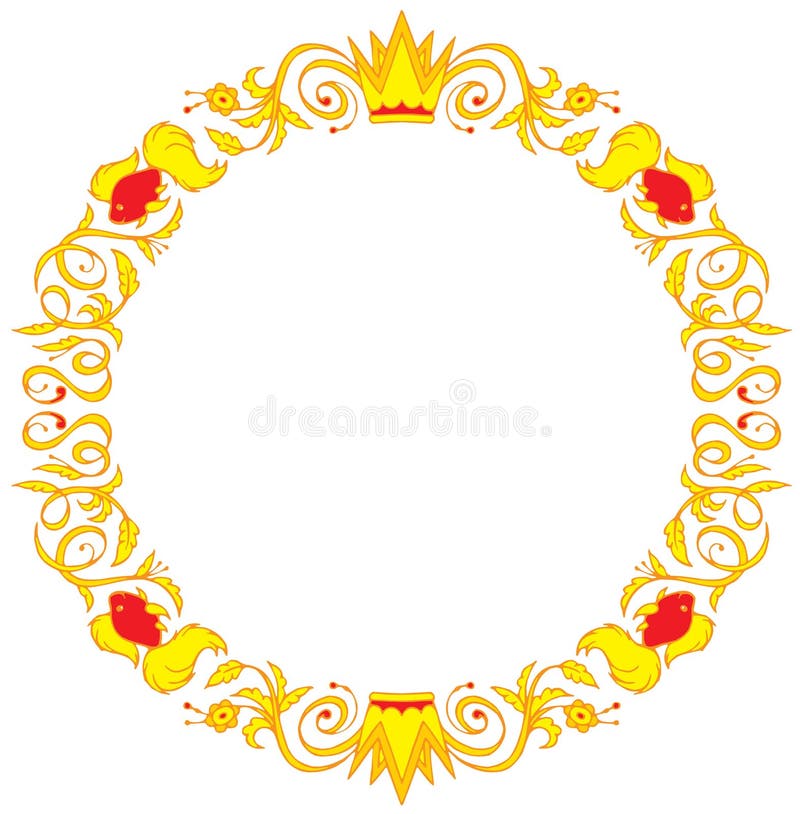 Download Circle Frame Colorful Royalty-Free Stock Illustration