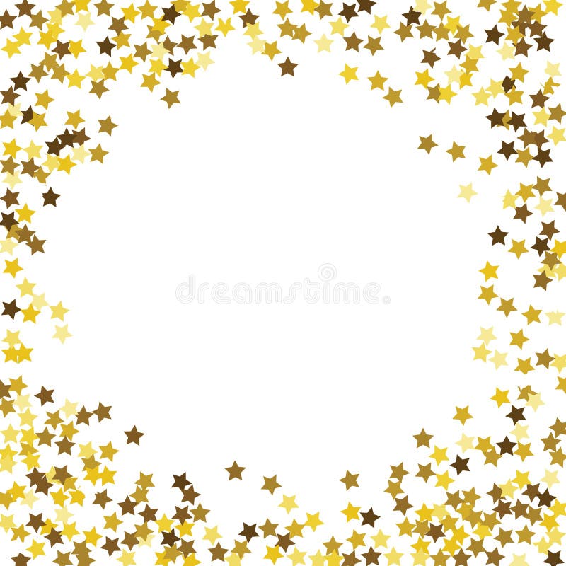 Round Glitter Gold Frame. Stock Vector - Image: 62246418