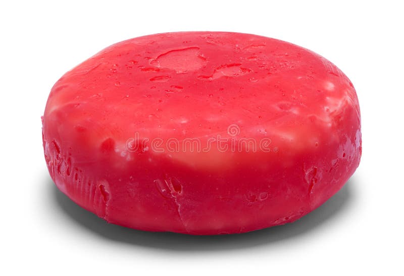 Gouda Red Wax Isolated White Stock Photos Free & RoyaltyFree Stock