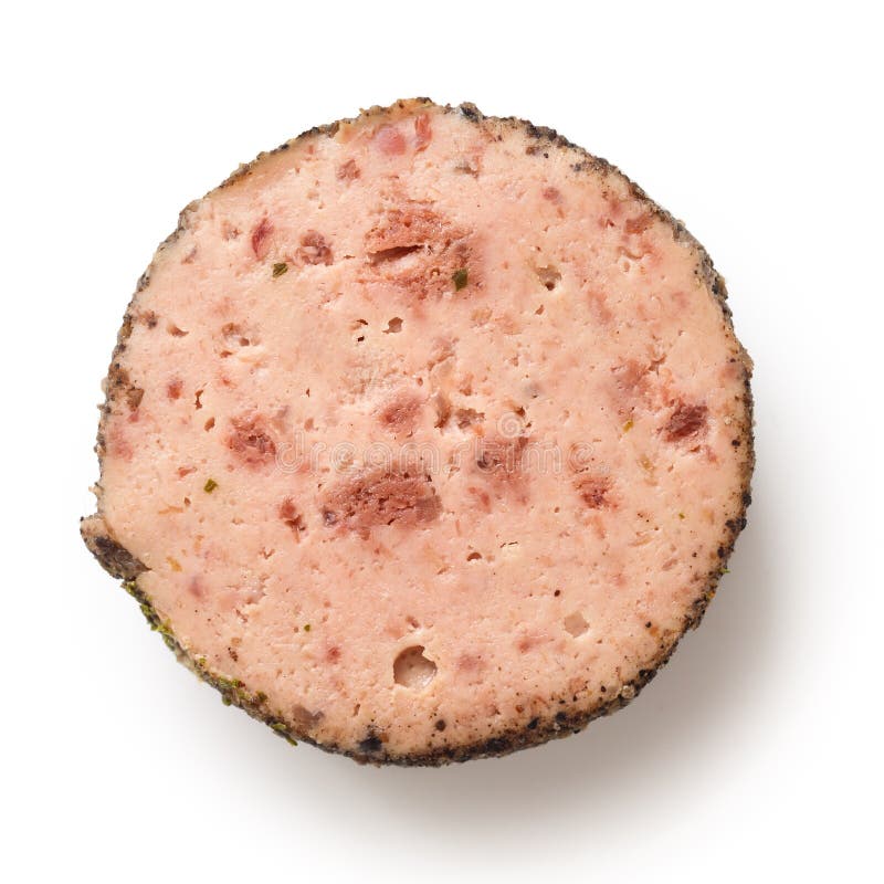 Round Herb Crusted Ham Pate. Stock Image Image of slice, coated 55461765