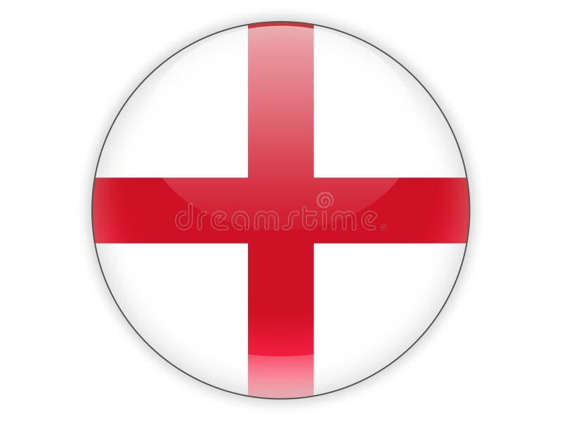 England flag isolated icon stock vector. Illustration of isolated ...