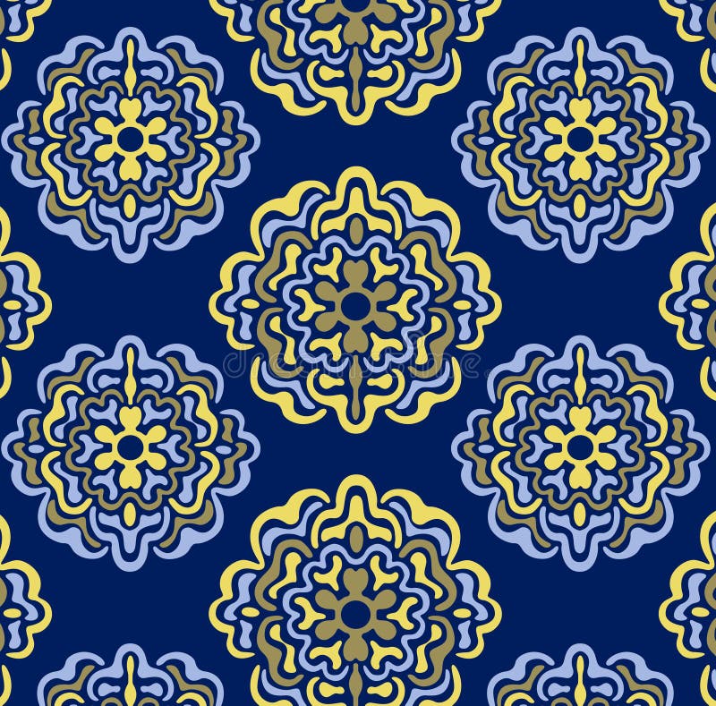 Round lace pattern background