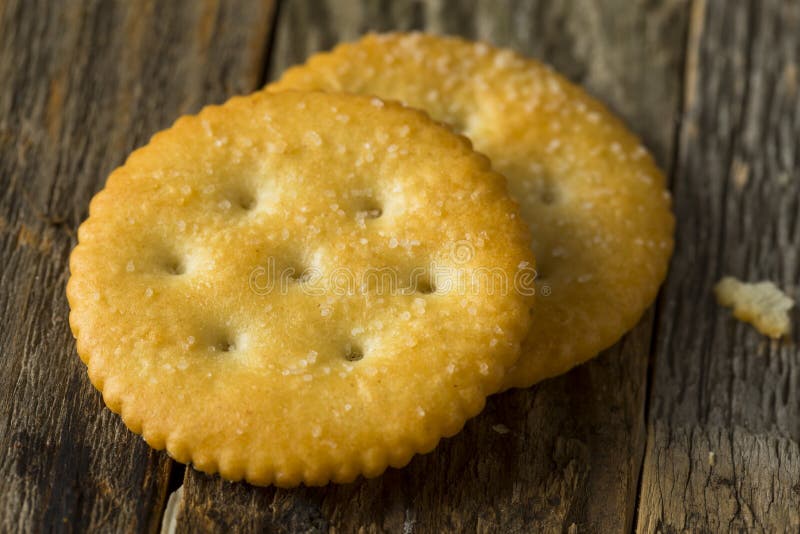 Round Salty Yellow Crackers Stock Image Image of salty, baked 85851041