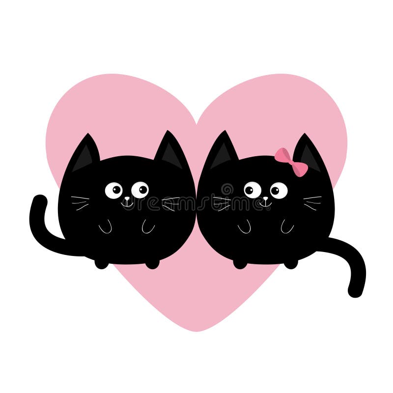 Black Cat Icon. Cute Funny Cartoon Smiling Character. Kawaii Animal. Big  Tail, Whisker, Eyes. Happy Emotion Stock Vector - Illustration of kitten,  meow: 86098274