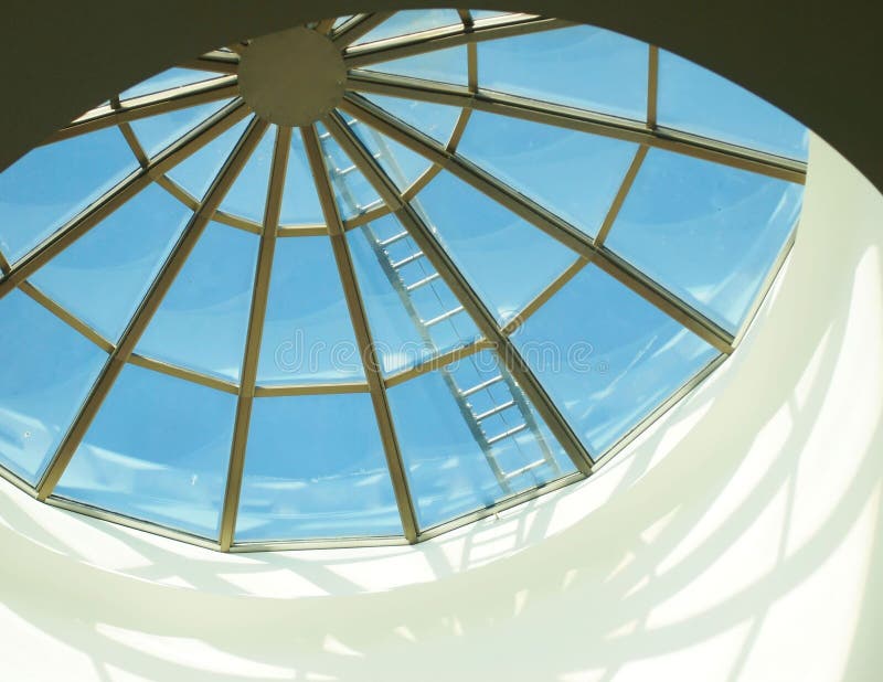 Round Skylight stock photo. Image of round, cupola, black 51902556