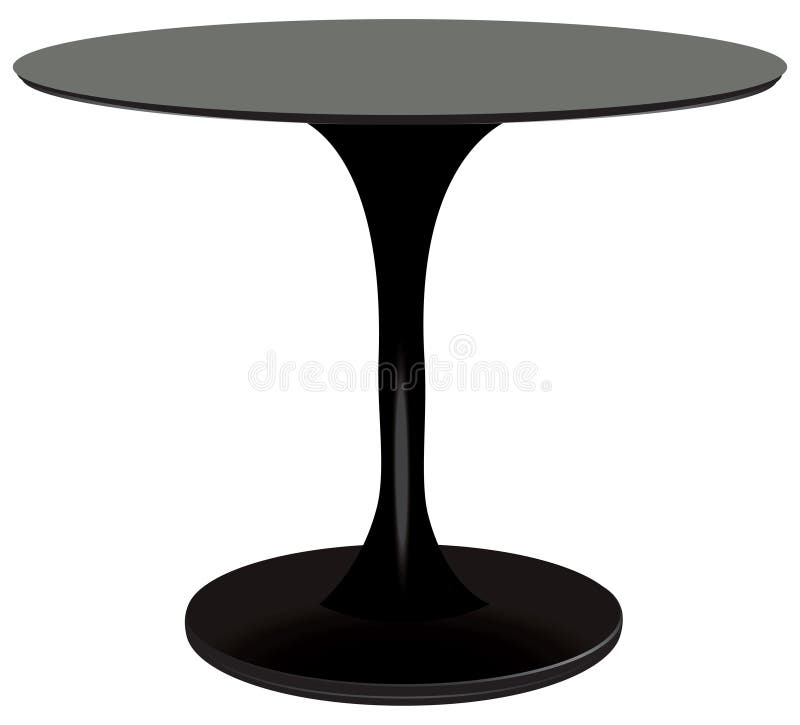 Round table black