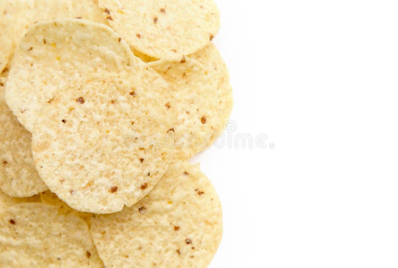 Round Tortilla Chips stock photo. Image of delicious 119655264