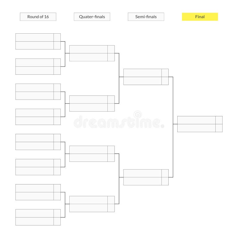 Tournament Chart Template