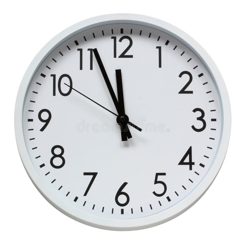 101 Wall Clock White Background Twelve O Clock Stock Photos Free & RoyaltyFree Stock Photos