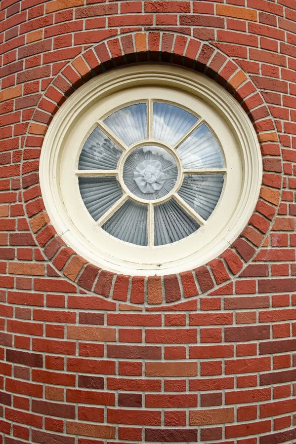 Round Window in a Brick Tower