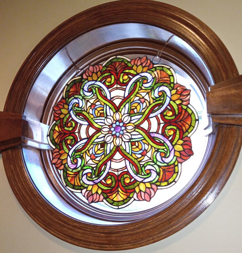 Round window stock image. Image of arch, circle, window 262550513