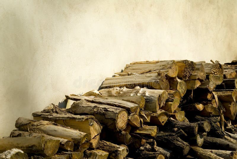 Round wood stock photo. Image of forests, industrial 14662762