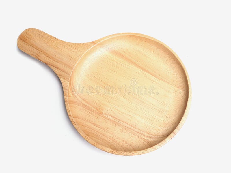 Wooden Tray on Grunge Wood Table Stock Image Image of preparation