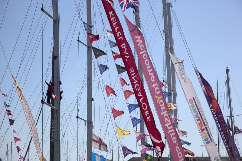 Round the World Yacht Race royalty free stock photos Round the World Yacht Race royalty free stock photos