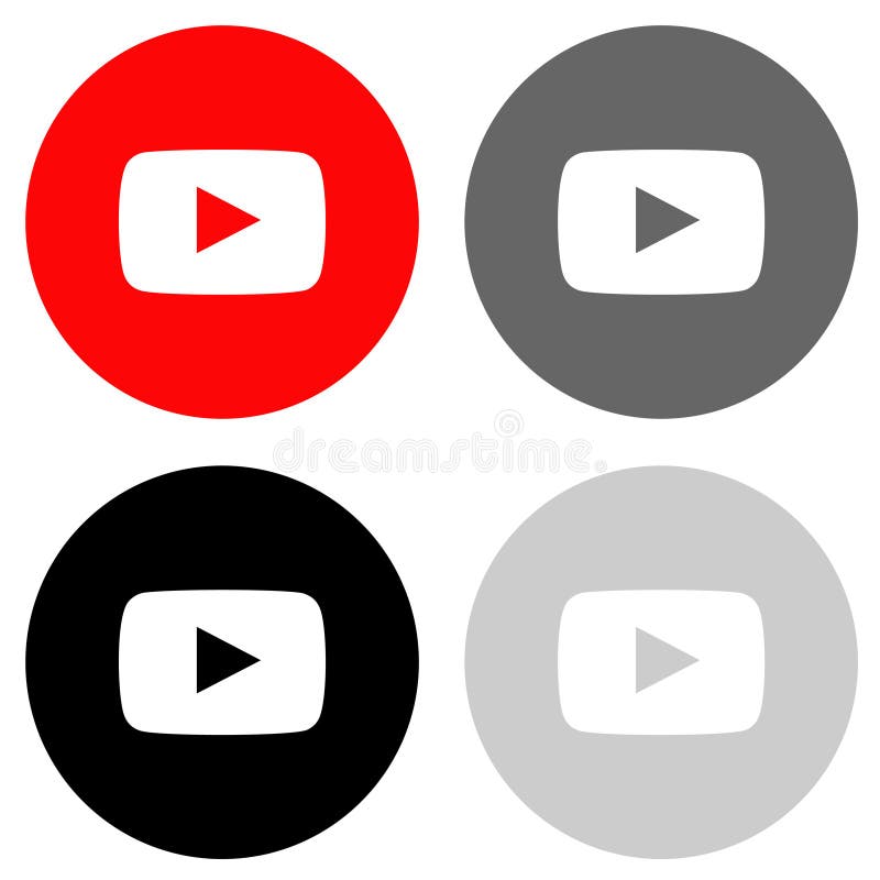 White Youtube Icon Stock Illustrations 3 506 White Youtube Icon Stock Illustrations Vectors Clipart Dreamstime