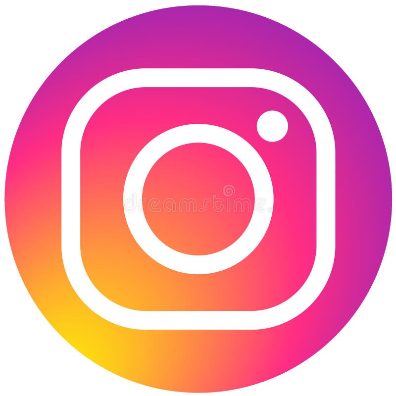 Rounded Instagram Logo for Web and Print Editorial Photography -  Illustration of social, logos: 165758567
