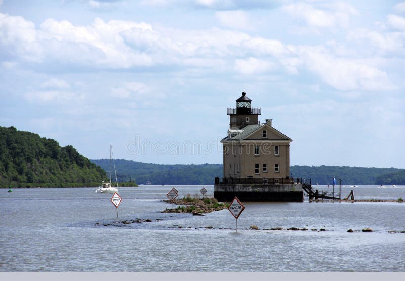 Roundout/Kingston Creek Light Stock Image Image of roundout, creek