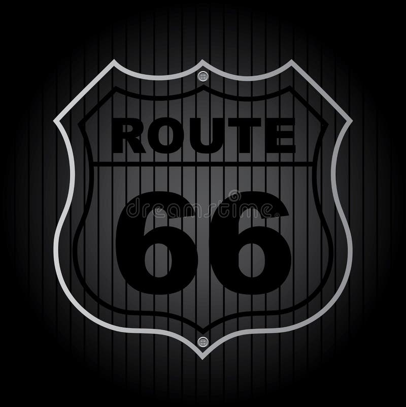 Route 66 illustrazione vettoriale Route 66 illustrazione vettoriale
