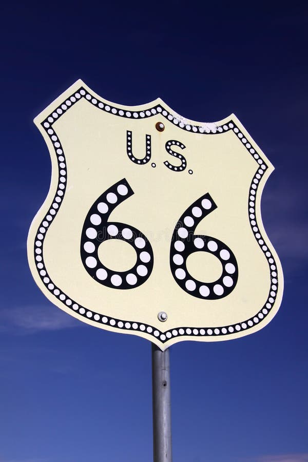 Route 66 Road Sign