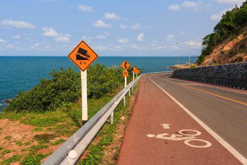 Route de plage photo stock Route de plage photo stock